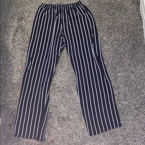 Stripped cloth pants